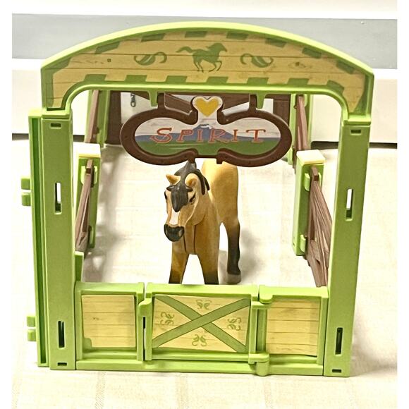 Playmobil DreamWorks Spirit w/ Horse Stall replacement parts animals farm blocks - Picture 1 of 7